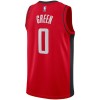 Camiseta Hombre Houston Rockets Jalen Green 0 2022-23 Nike Icon Edition Rojo Swingman